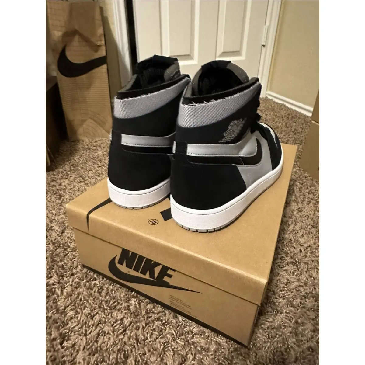 Nike shoes - Nike Air Jordan 1 - Air - CT0978-001 - BLACK/LIGHT SMOKE GREY/WHITE (UPC: 0196151877865) 2