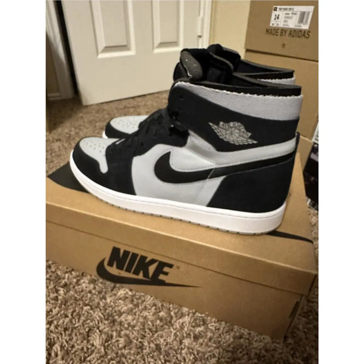 Nike shoes - Nike Air Jordan 1 - Air - CT0978-001 - BLACK/LIGHT SMOKE GREY/WHITE (UPC: 0196151877865) 3