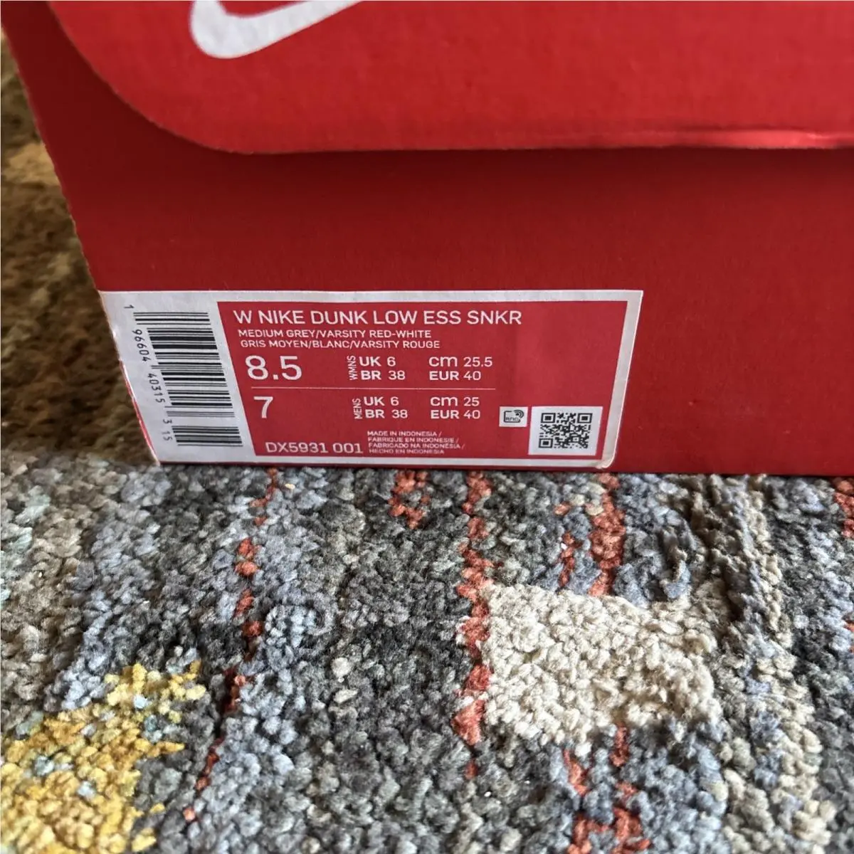Nike shoes - Nike Dunk - Dunk - DX5931-001 - Red 7