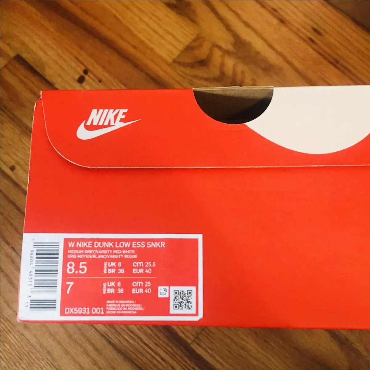 Nike shoes - Nike Dunk Low - Dunk Low - DX5931-001 - Gray 1