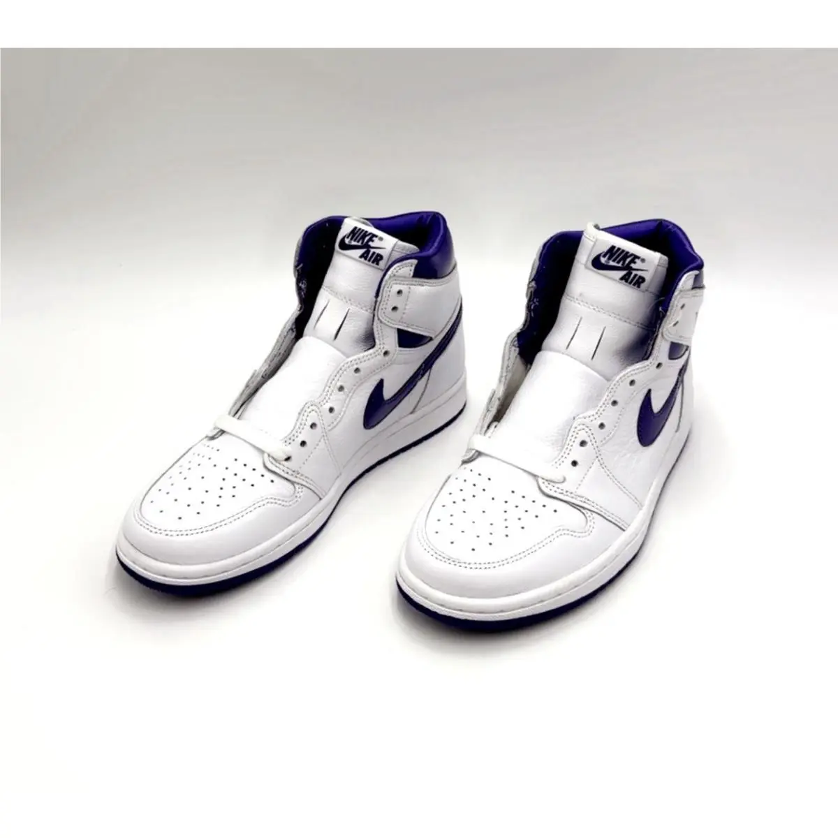 Nike shoes - Air Jordan 1 - Air - CD0461151 - WHITE/COURT PURPLE (UPC: 194956600749) 1