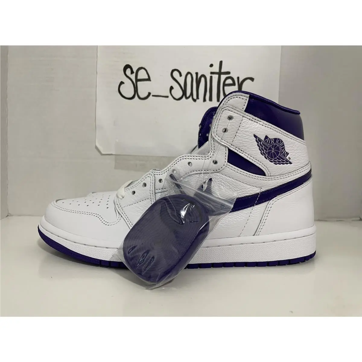 Nike shoes - Air Jordan 1 - Air - CD0461151 - WHITE/COURT PURPLE (UPC: 194956600749) 1