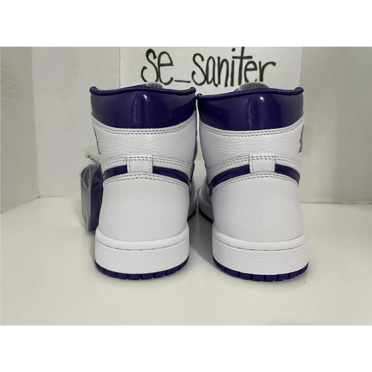 Nike shoes - Air Jordan 1 - Air - CD0461151 - WHITE/COURT PURPLE (UPC: 194956600749) 2