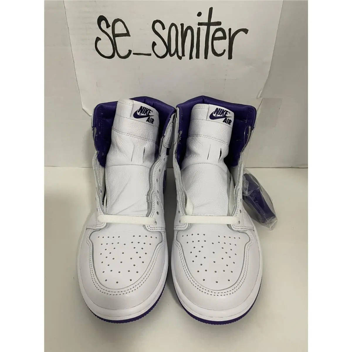 Nike shoes - Air Jordan 1 - Air - CD0461151 - WHITE/COURT PURPLE (UPC: 194956600749) 0