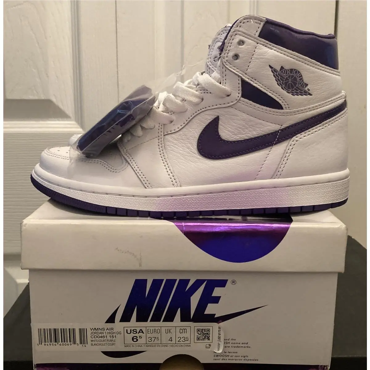 Nike Air Jordan 1 Retro High Court Purple Womens Size-6.5 CD0461-151 New