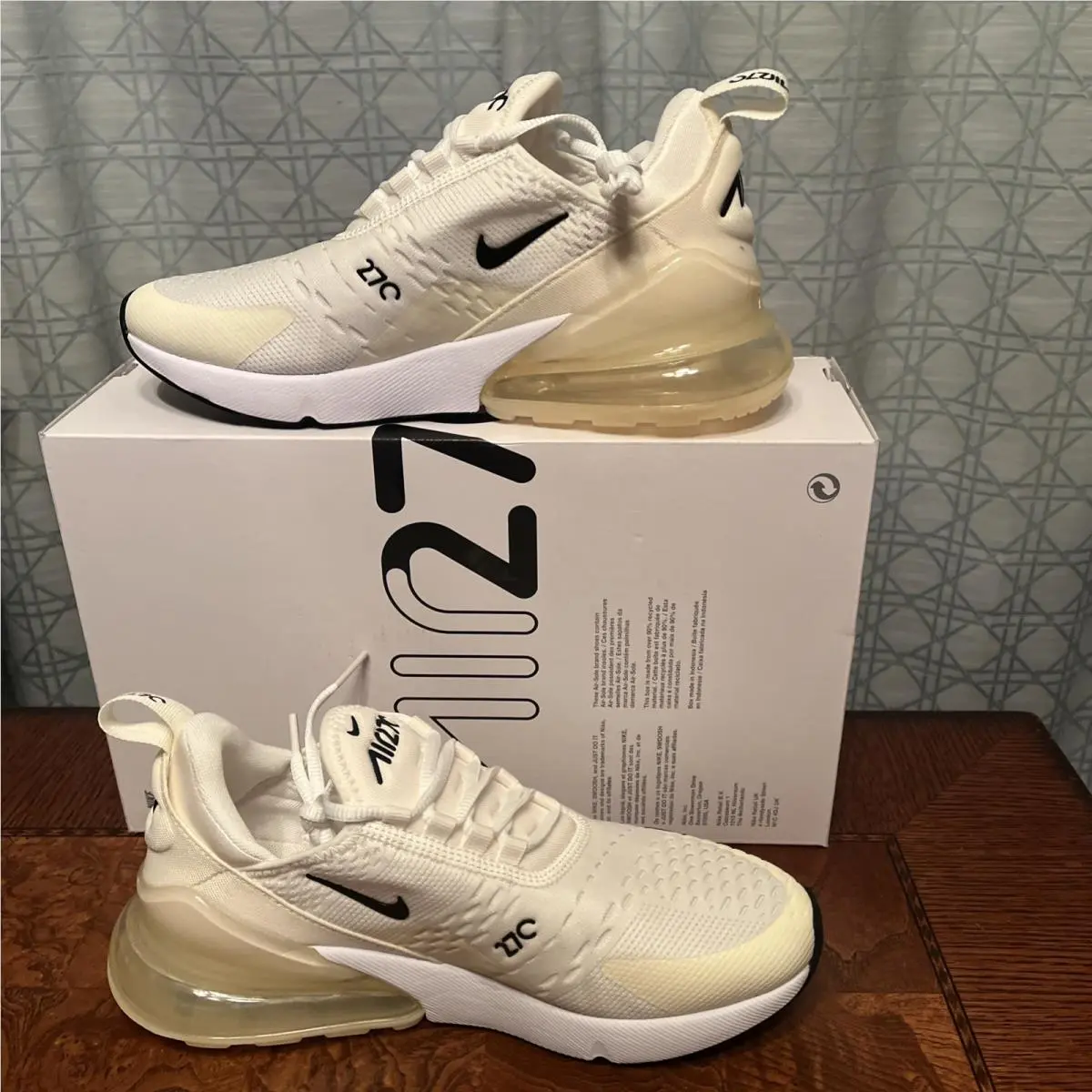 Nike shoes - Nike Air Max 270 - Air Max - AH6789-124 - Sail Black Coconut Milk 0
