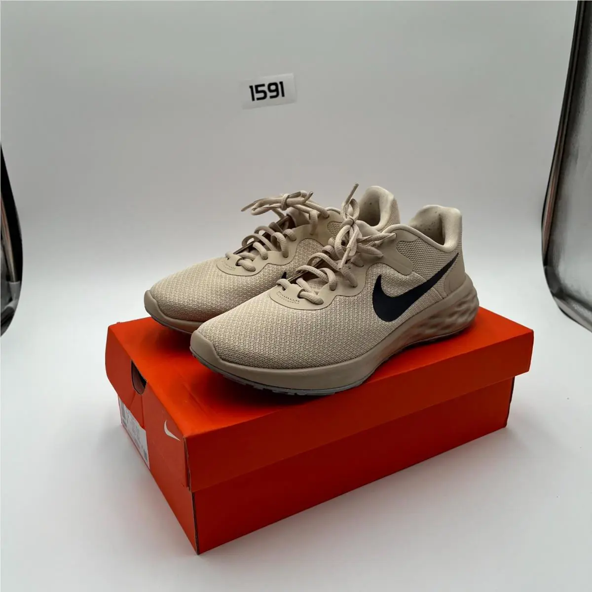 Nike shoes - Nike Revolution 6 - Revolution - DC3728-101 - Oatmeal 0