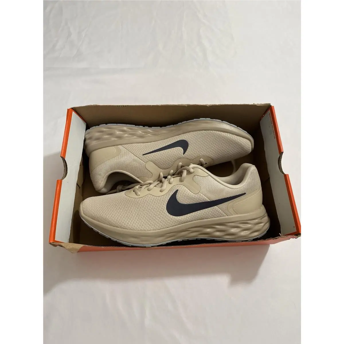 Mens Size 14 Oatmeal Nike Revolution 6 NN Running Shoes DC3728 101