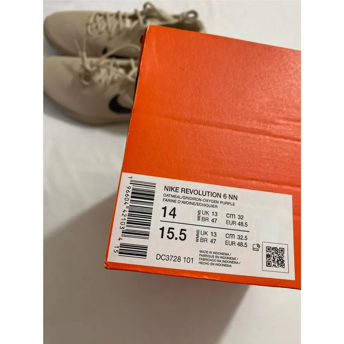 Nike shoes - Nike Revolution 6 - Revolution - DC3728-101 - Beige (UPC: 0196604421034) 8