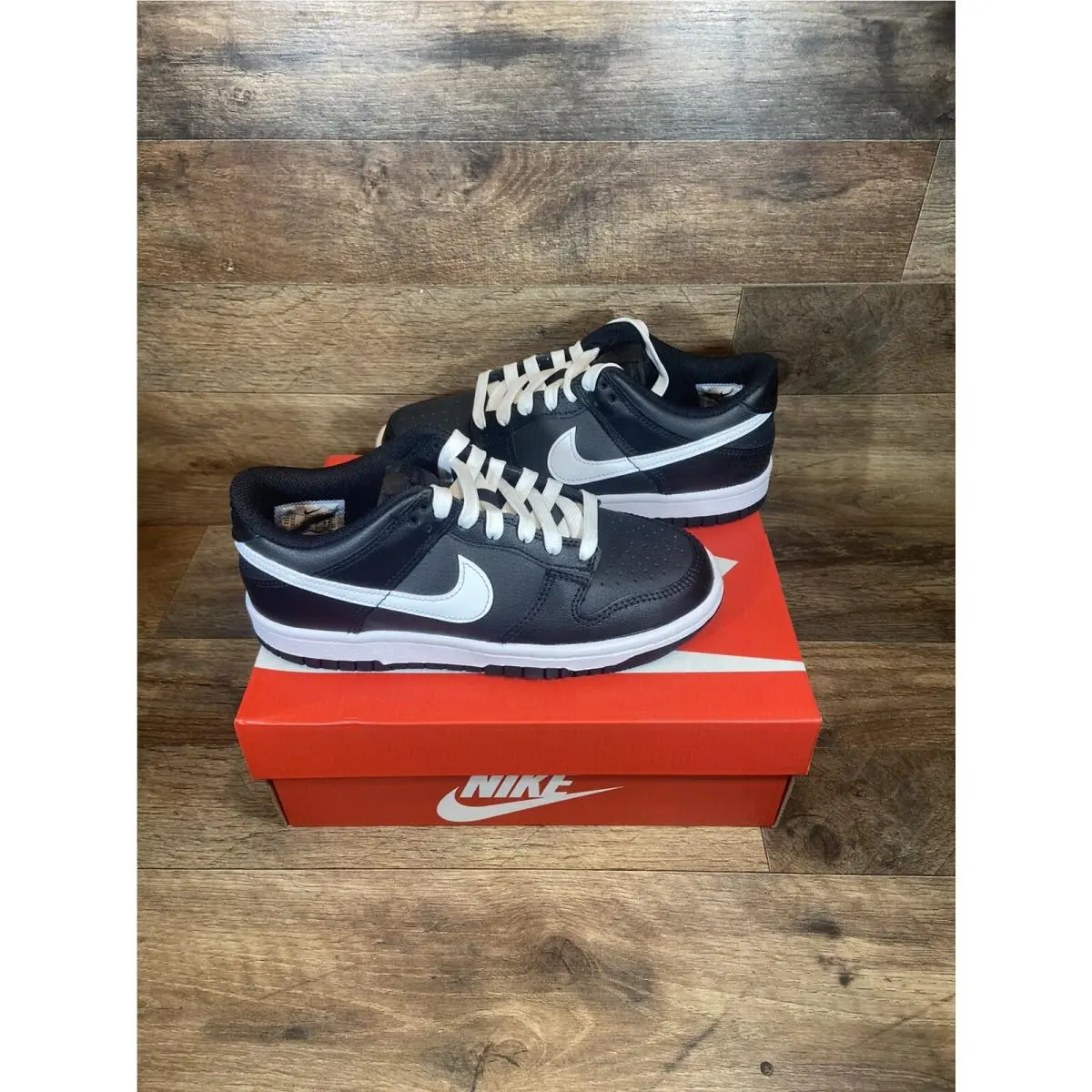 Nike Dunk Low Black White Reverse Panda Women’s 5.5 Boys 4 In Hand DJ6188-002