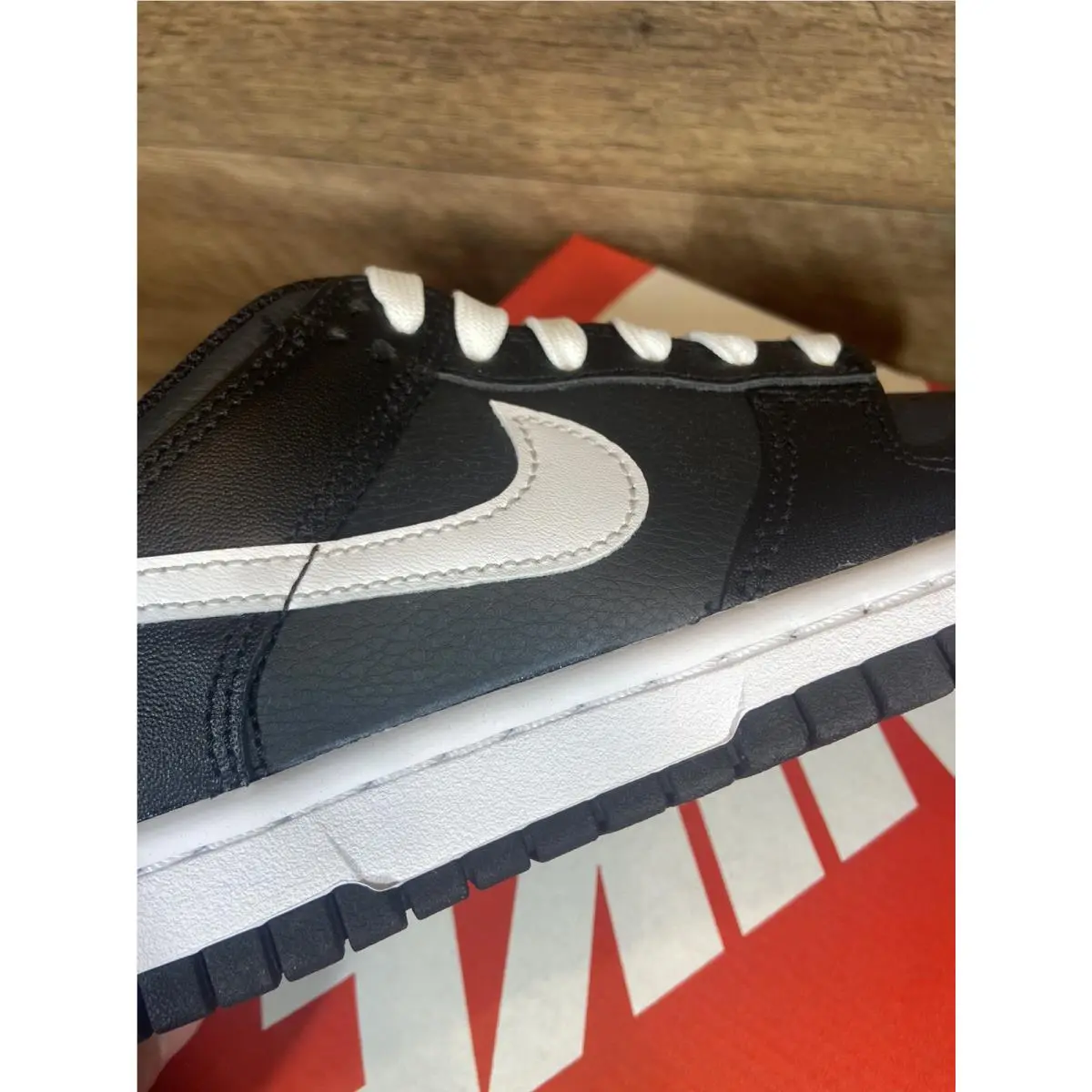 Nike shoes - Nike Dunk Retro Low - Dunk Retro Low - DJ6188002 - Black, Manufacturer: White, Black 5