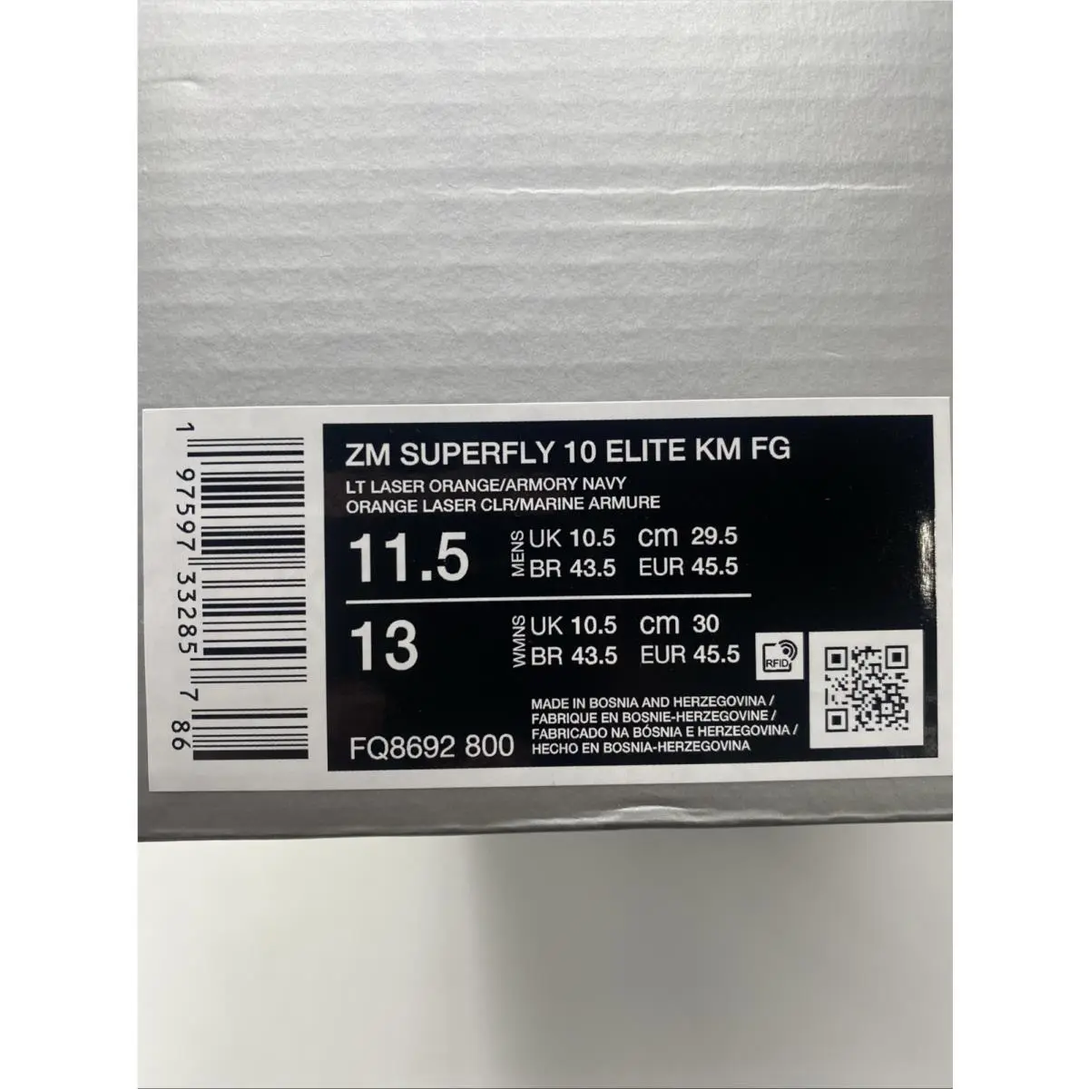 Nike shoes - Nike Superfly Elite - Superfly Elite - FQ8692 800 - Lt Laser Orange/Armory Navy (UPC: 197597332857) 7