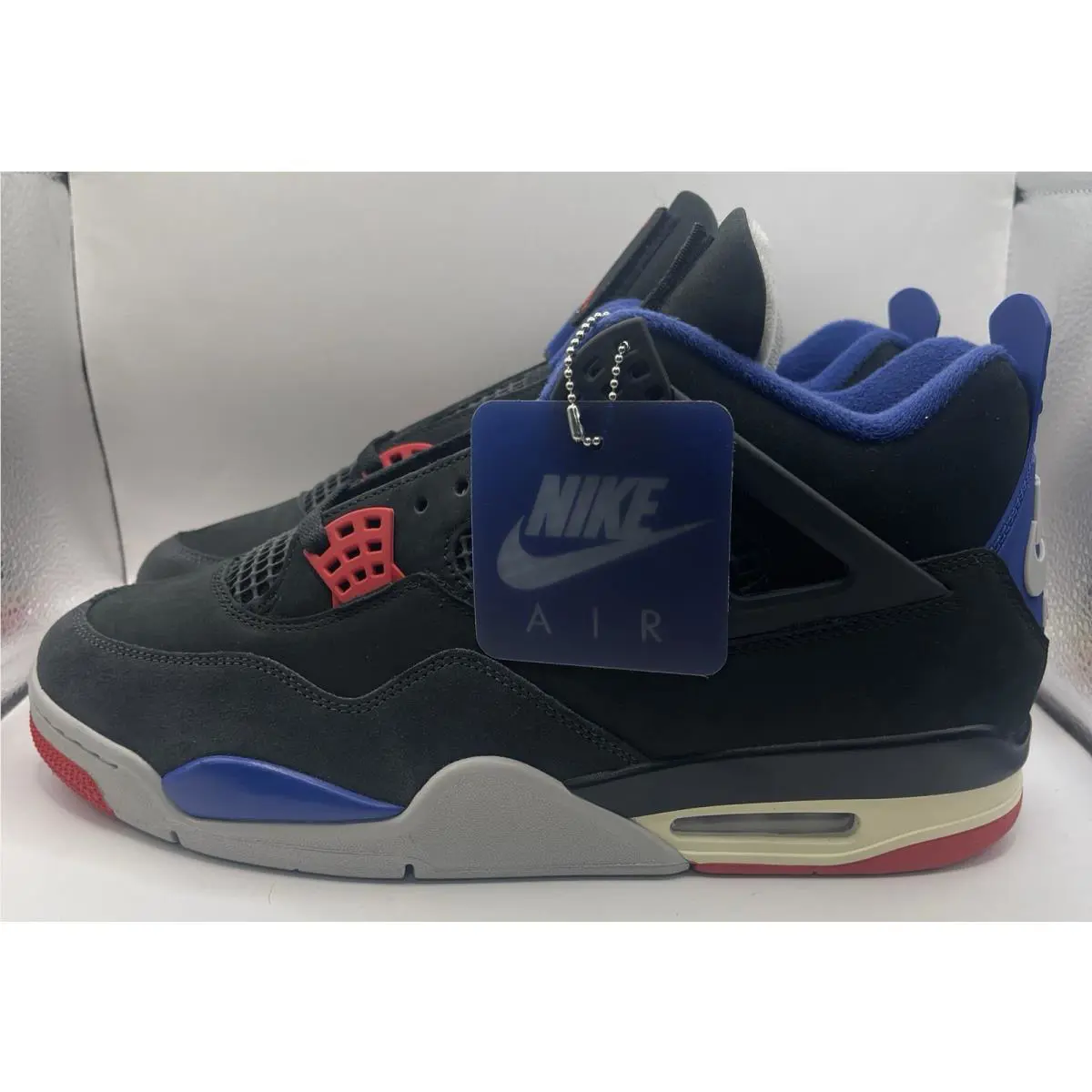 Nike shoes - Air Jordan 4 - Air - FV5029-003 - Black/Fire Red-Deep Royal Blue (UPC: 197861289764) 3