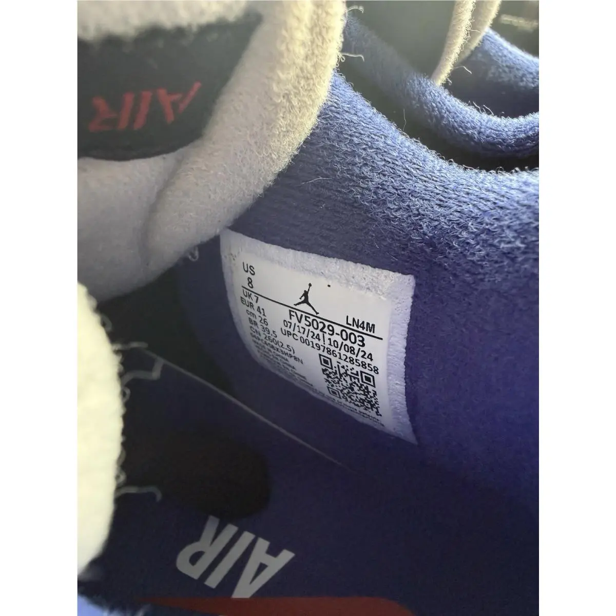 Nike shoes - Air Jordan 4 - Air - FV5029-003 - Black/Fire Red/Deep Royal Blue/Dark Smoke Grey/Tech Grey 9