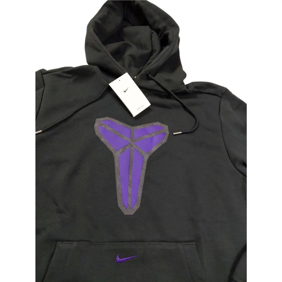 Nike Hoodie Men`s Medium Kobe Dri-fit Basketball Black Pullover Style HF0066-010