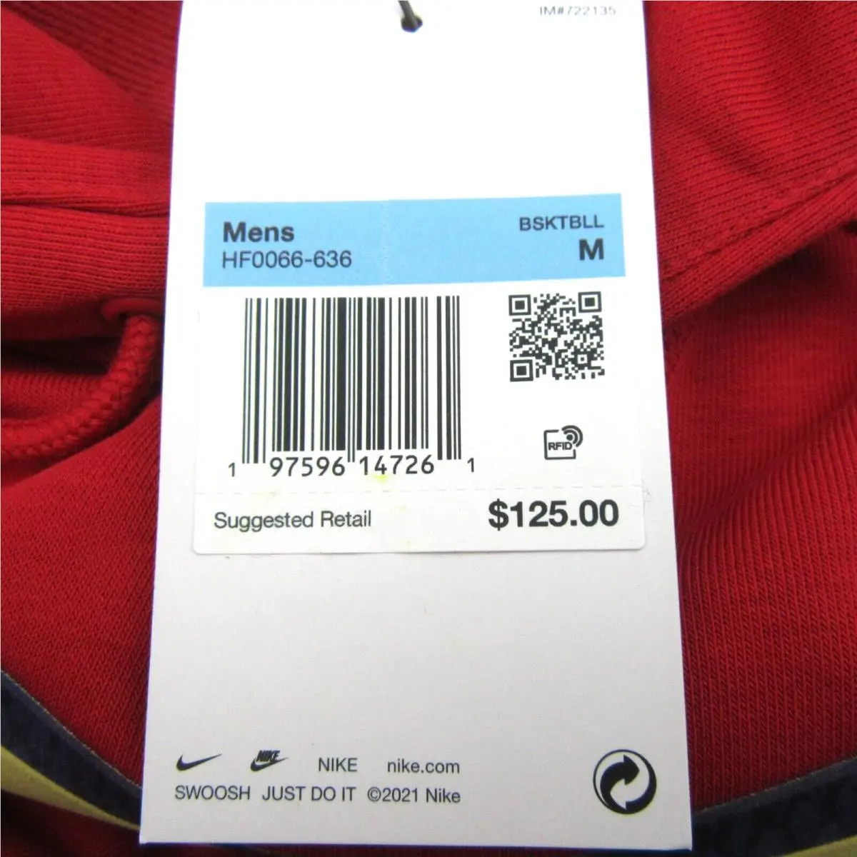 Nike clothing - HF0066-636 - HF0066-636 - Red (UPC: 197596147261) 12