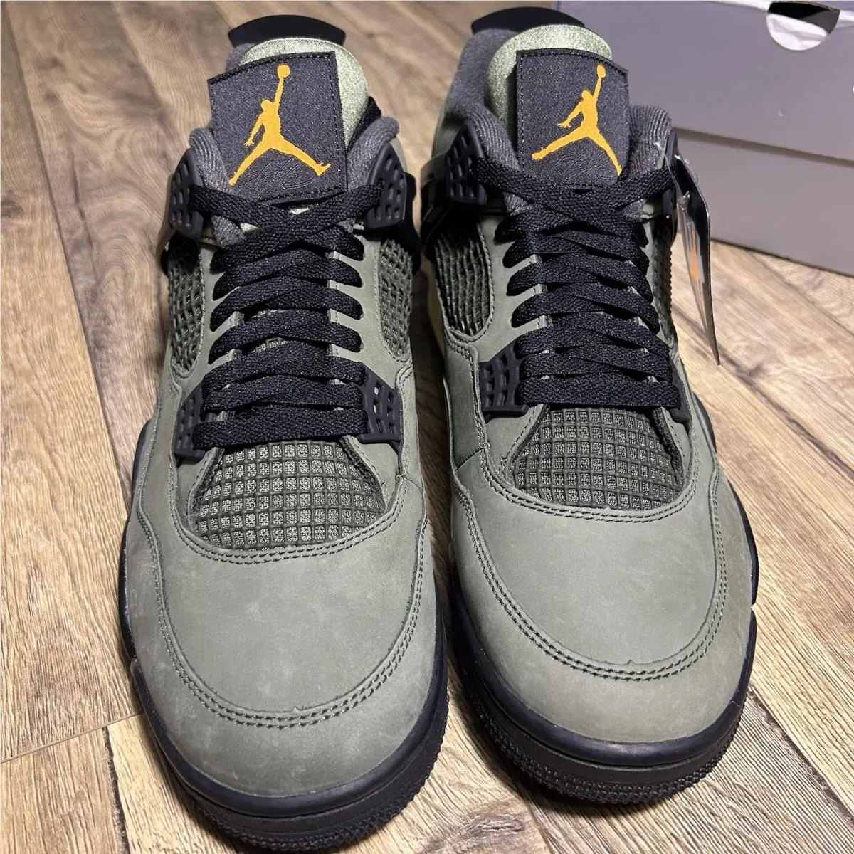 Nike shoes - Air Jordan 4 - Air - IB1519-200 - Deep Green/Clementine/Black/Sail 1