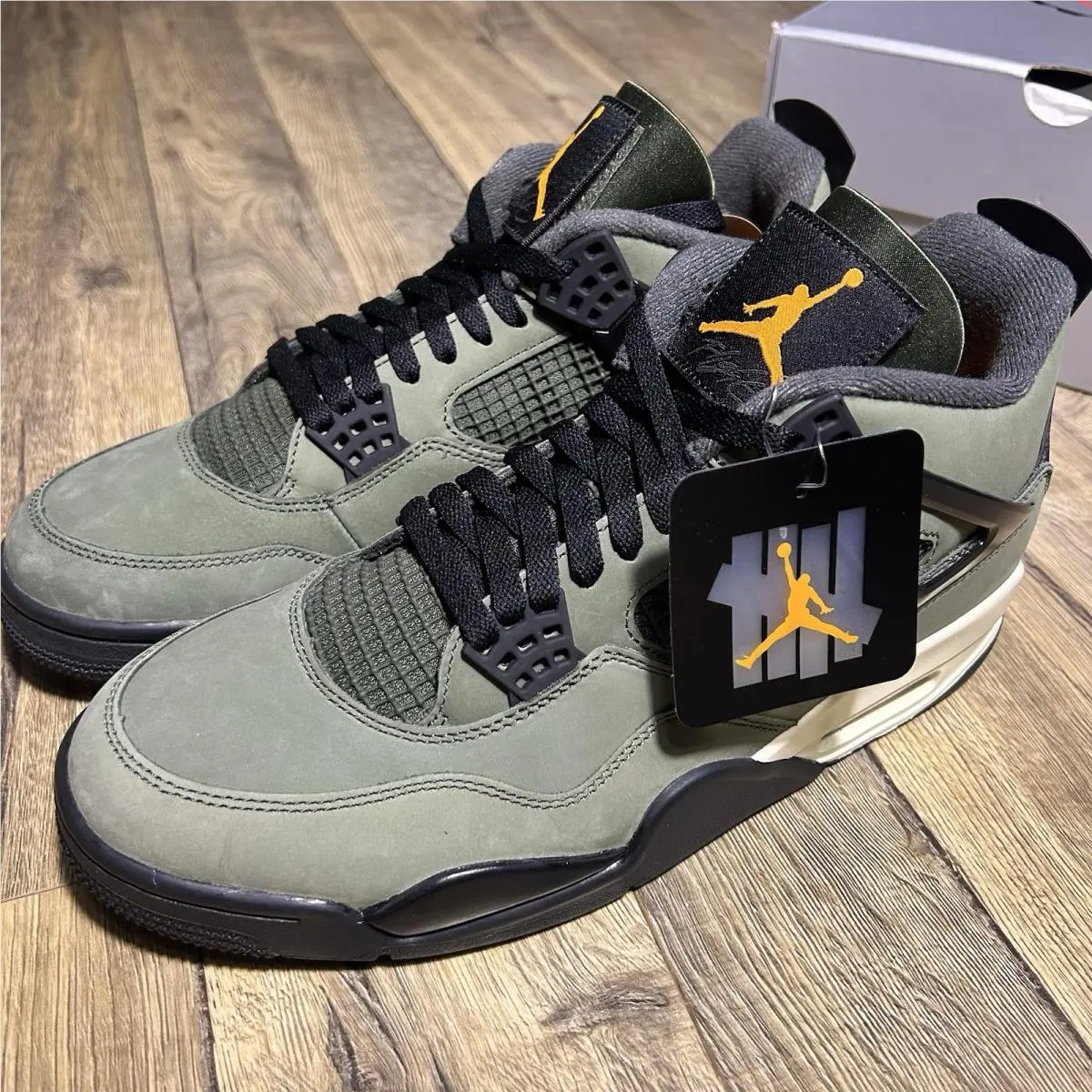 Nike shoes - Air Jordan 4 - Air - IB1519-200 - Deep Green/Clementine/Black/Sail 2