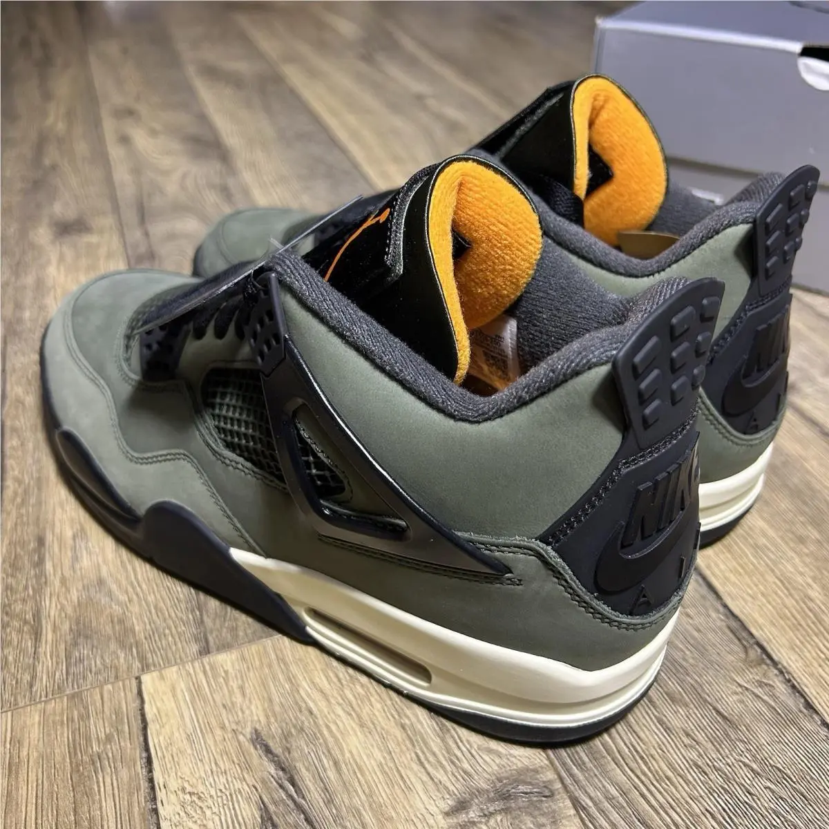 Nike shoes - Air Jordan 4 - Air - IB1519-200 - Deep Green/Clementine/Black/Sail 4