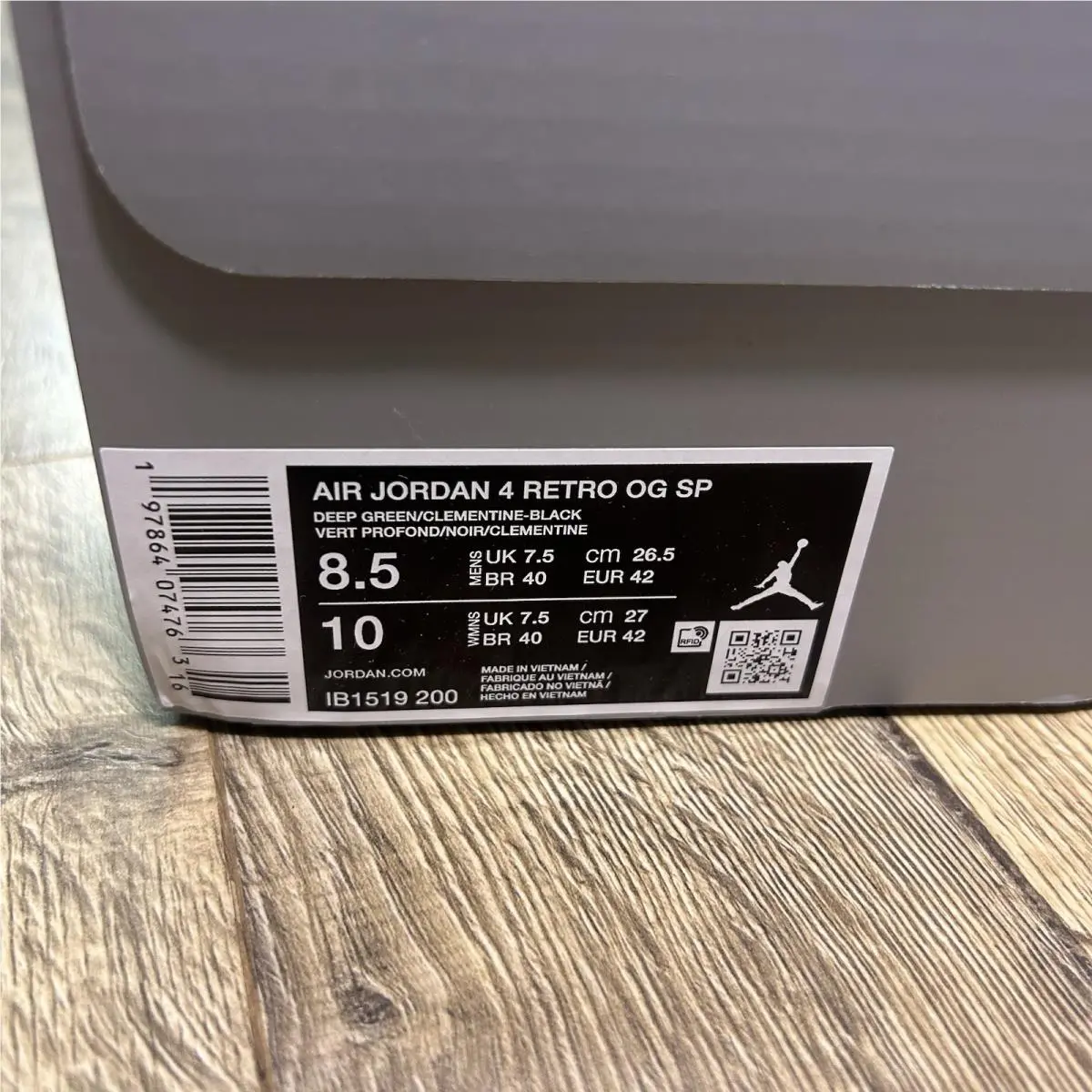 Nike shoes - Air Jordan 4 - Air - IB1519-200 - Green 11
