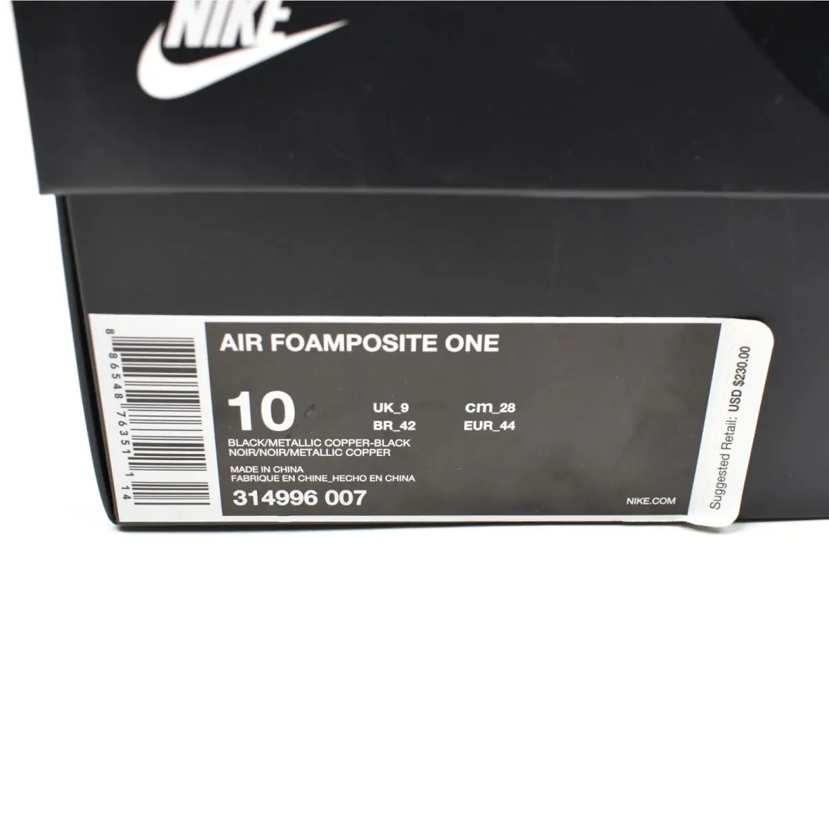 Nike shoes - Nike Air Foamposite - Air Foamposite - 314996-007 - Black 11