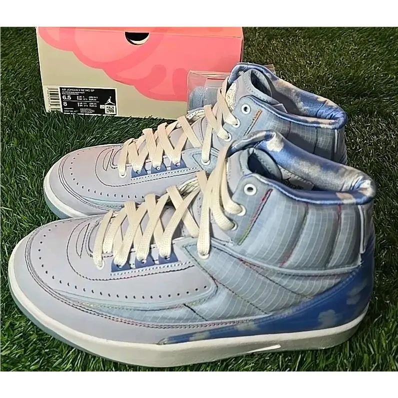Nike Air Jordan 2 Retro X J. Balvin Blue Men’s Sneakers US Size 6.5 / 8