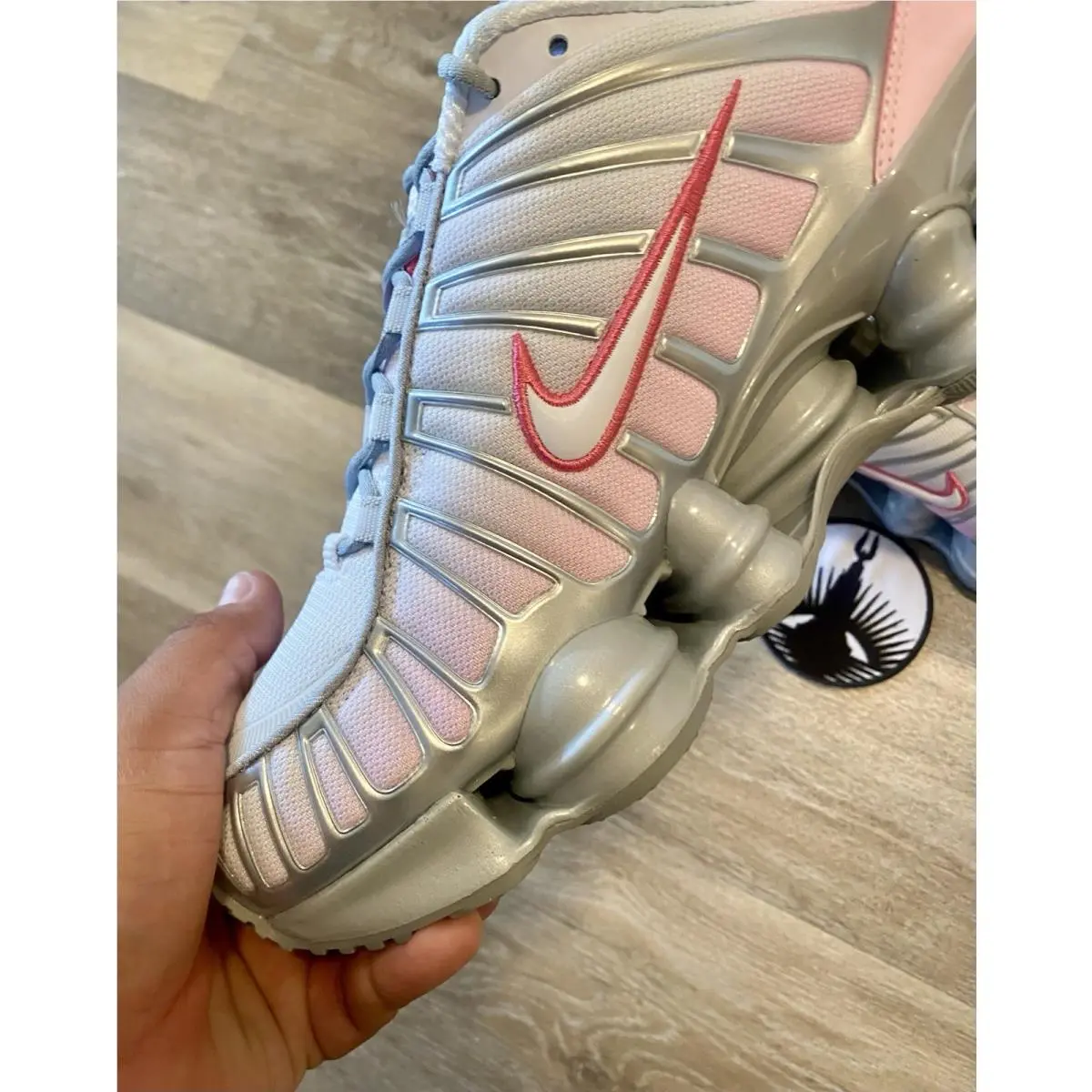 Nike shoes - Nike Shox R4 - Shox - HV2520-001 - Metallic Platinum / Pink Foam / White / Pinksicle (UPC: 197859254415) 2