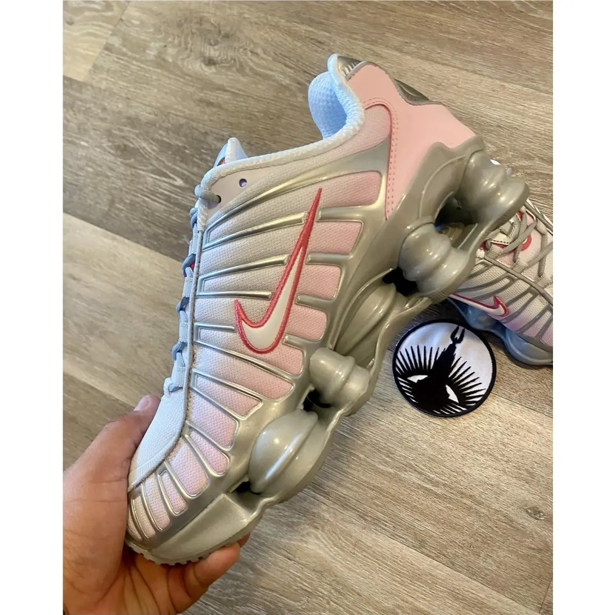 Nike shoes - Nike Shox R4 - Shox - HV2520-001 - Metallic Platinum / Pink Foam / White / Pinksicle (UPC: 197859254415) 3