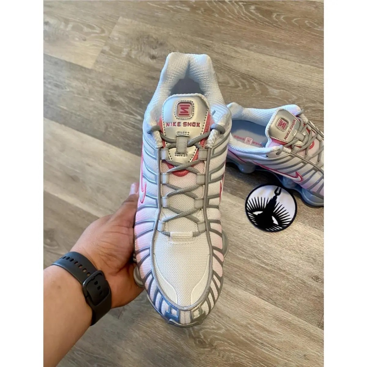 Nike shoes - Nike Shox R4 - Shox - HV2520-001 - Metallic Platinum / Pink Foam / White / Pinksicle (UPC: 197859254415) 4