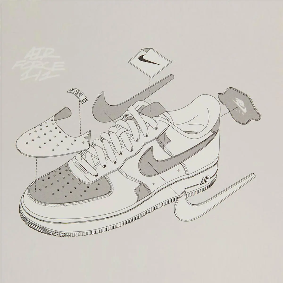 Nike shoes - Nike Air Force 1 - Air Force - DB2576001 - Multicolor (UPC: 195238348731) 9