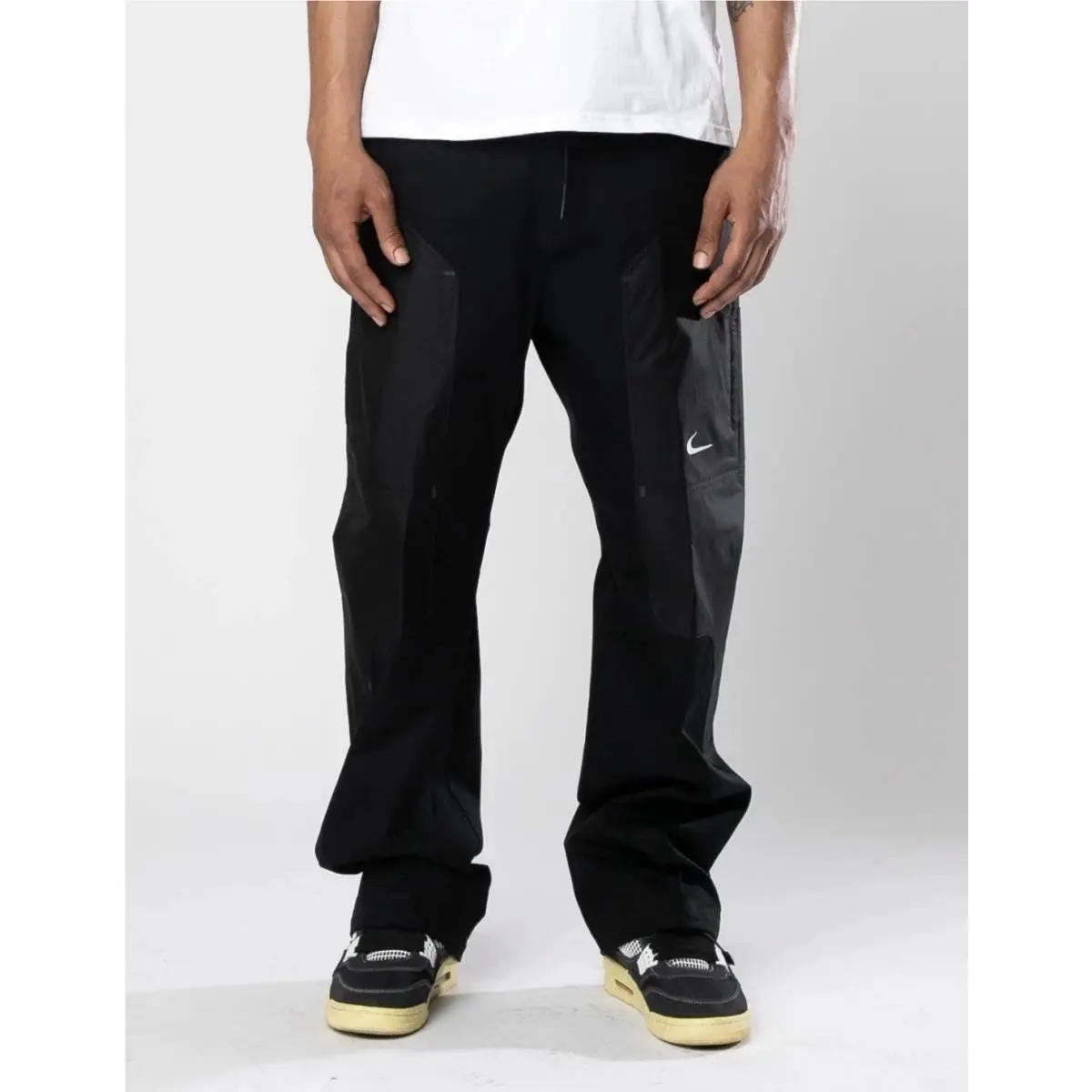Nike x Off-white Men’s Pants `black` Track Pants CU2500-010 Size XS