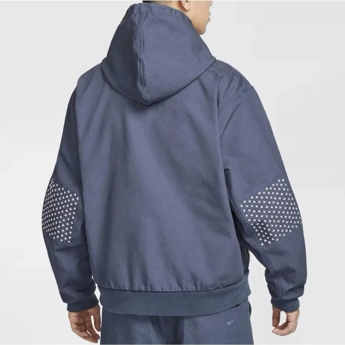 Nike clothing - Nike Life Men`s Full-Zip Unlined Jacket - FZ6575-200 - Blue 1