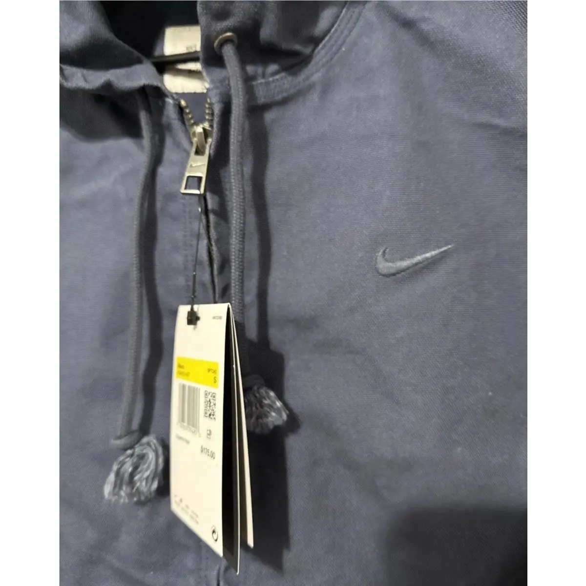 Nike clothing - Nike Life Men`s Full-Zip Unlined Jacket - FZ6575-200 - Blue 5