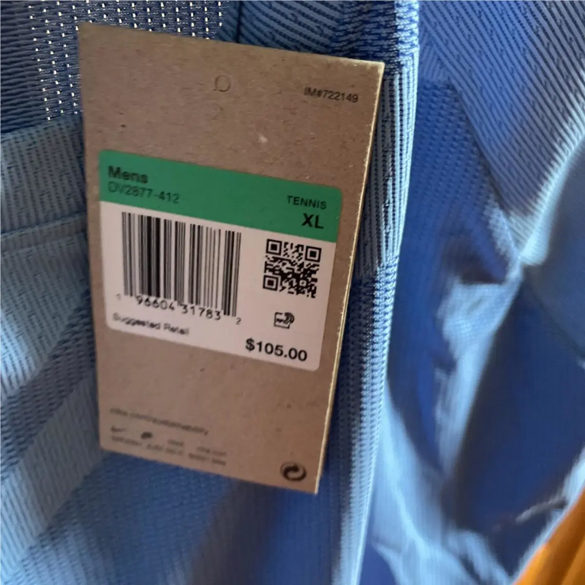 Nike clothing - Nike Dri-Fit - DV2877412 - University Blue (UPC: 0196604317849) 7