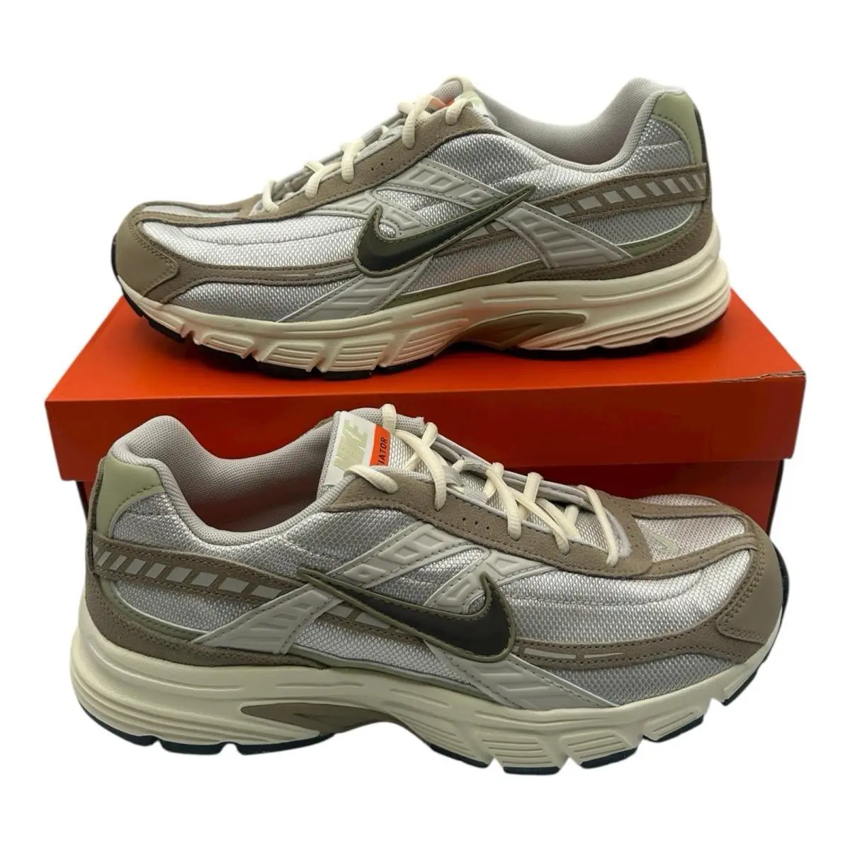 Nike Initiator Running Shoes Men 10.5 Light Bone/cargo Khaki Sneakers HJ7683-072