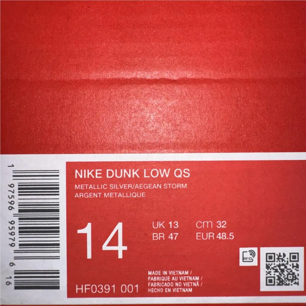 Nike shoes - Nike Dunk Low - Dunk Low - HF0391-001 - Silver 4