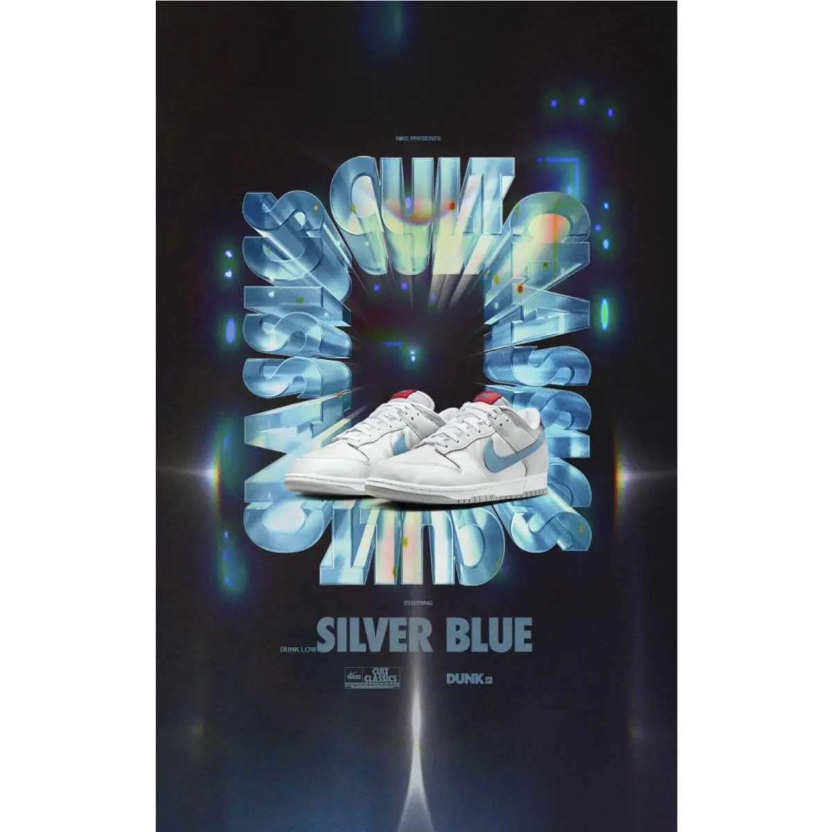Nike shoes - Nike Dunk Low - Dunk Low - HF0391-001 - Silver, Manufacturer: Metallic Silver/ Aegean Storm 7
