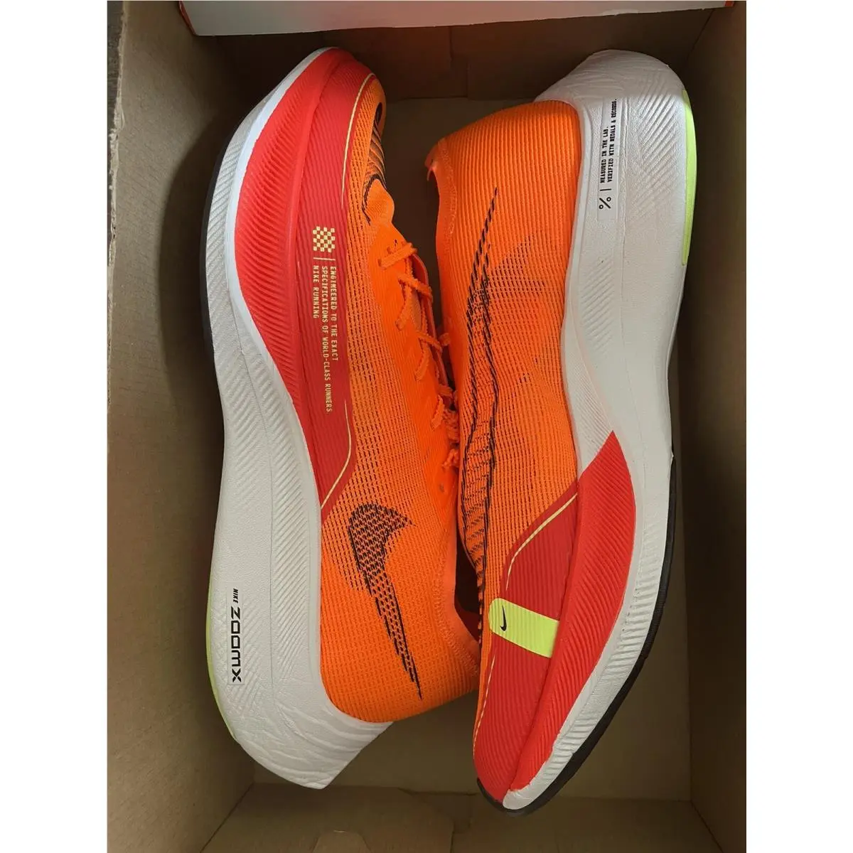 Nike shoes - Nike ZoomX Vaporfly Next% 2 - CU4111-800 - Orange (UPC: 0196149059891) 7