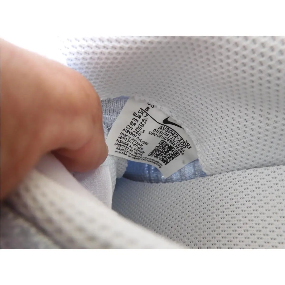 Nike shoes - Nike Air Force 1 - Air Force - AV3042-100 - White (UPC: 192499276063) 5