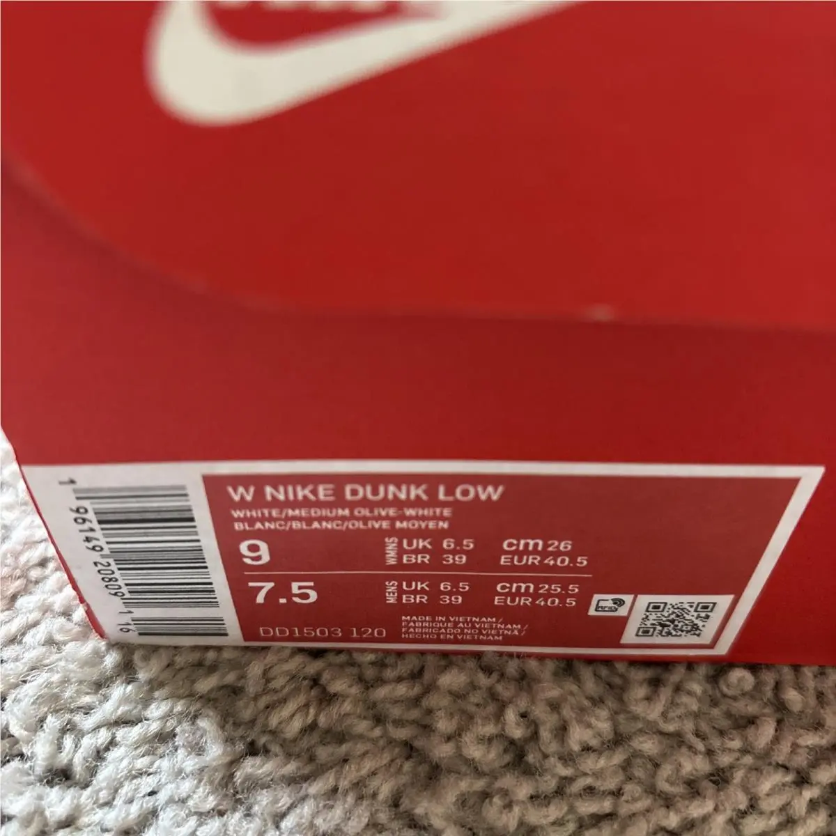 Nike shoes - Nike Dunk Low - Dunk Low - DD1503-120 - Green 0
