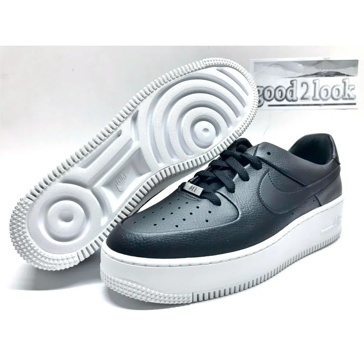 Nike shoes - Nike Air Force 1 - Air Force - AR5339 002 - Black (UPC: 191887656159) 0