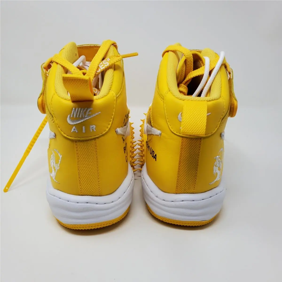 Nike shoes - Nike Air Force 1 Mid SP Leather - DR0500-101 - Yellow 1
