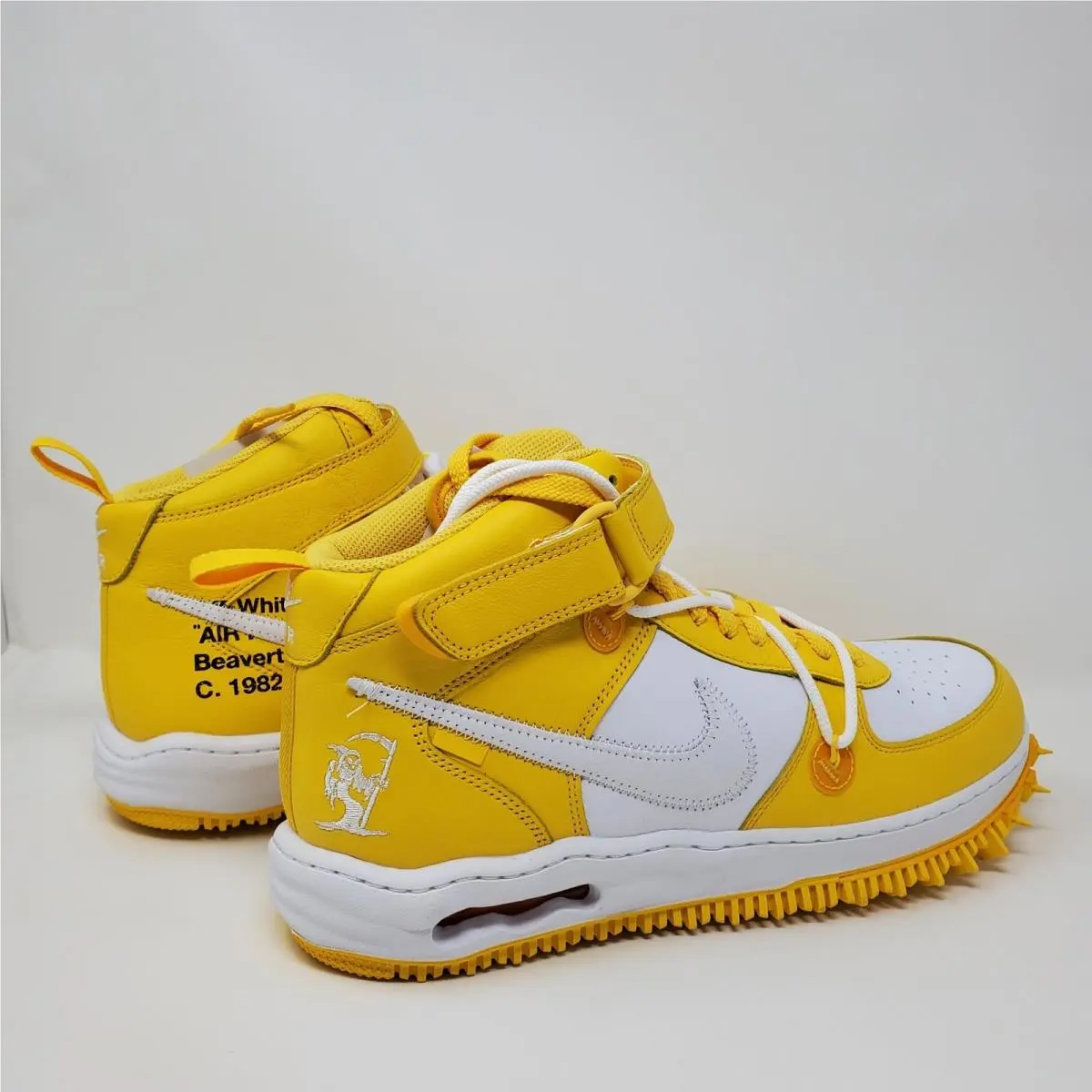 Nike shoes - Nike Air Force 1 Mid SP Leather - DR0500-101 - Yellow 5