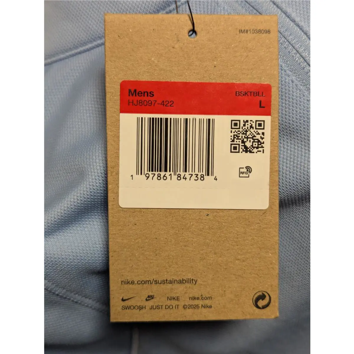Nike clothing - Nike Dri-Fit - HJ8097-422 - Blue (UPC: 197861847384) 16