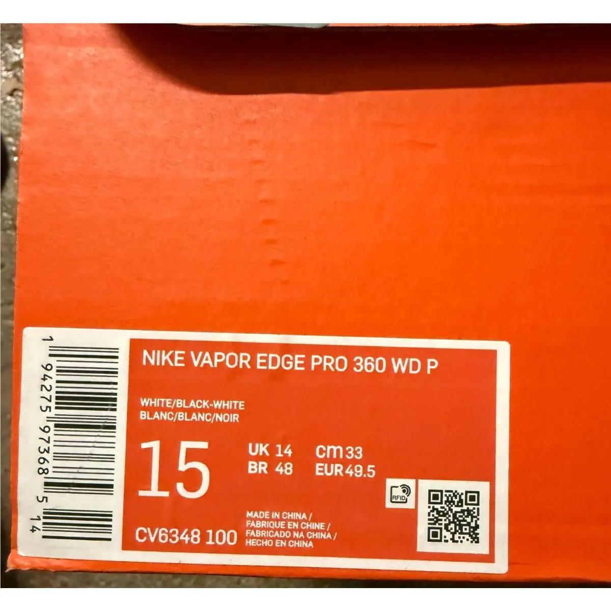 Nike shoes - Nike Vapor Edge - Vapor Edge - CV6348-100 - White 0