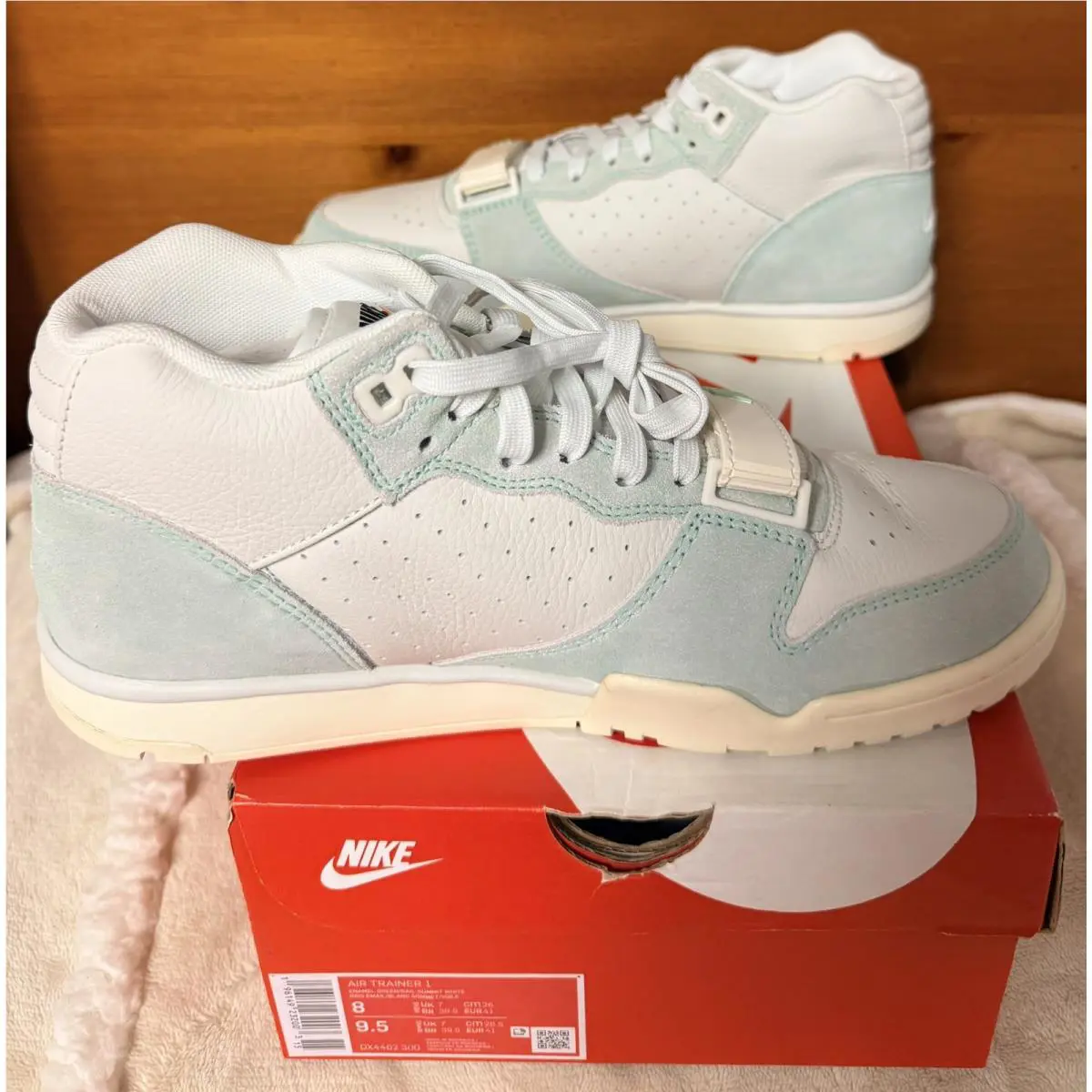 Nike shoes - Nike Air Trainer 1 - Air Trainer - DX4462-300 - Green, Manufacturer: Enamel Green/Sail/Summit White 0