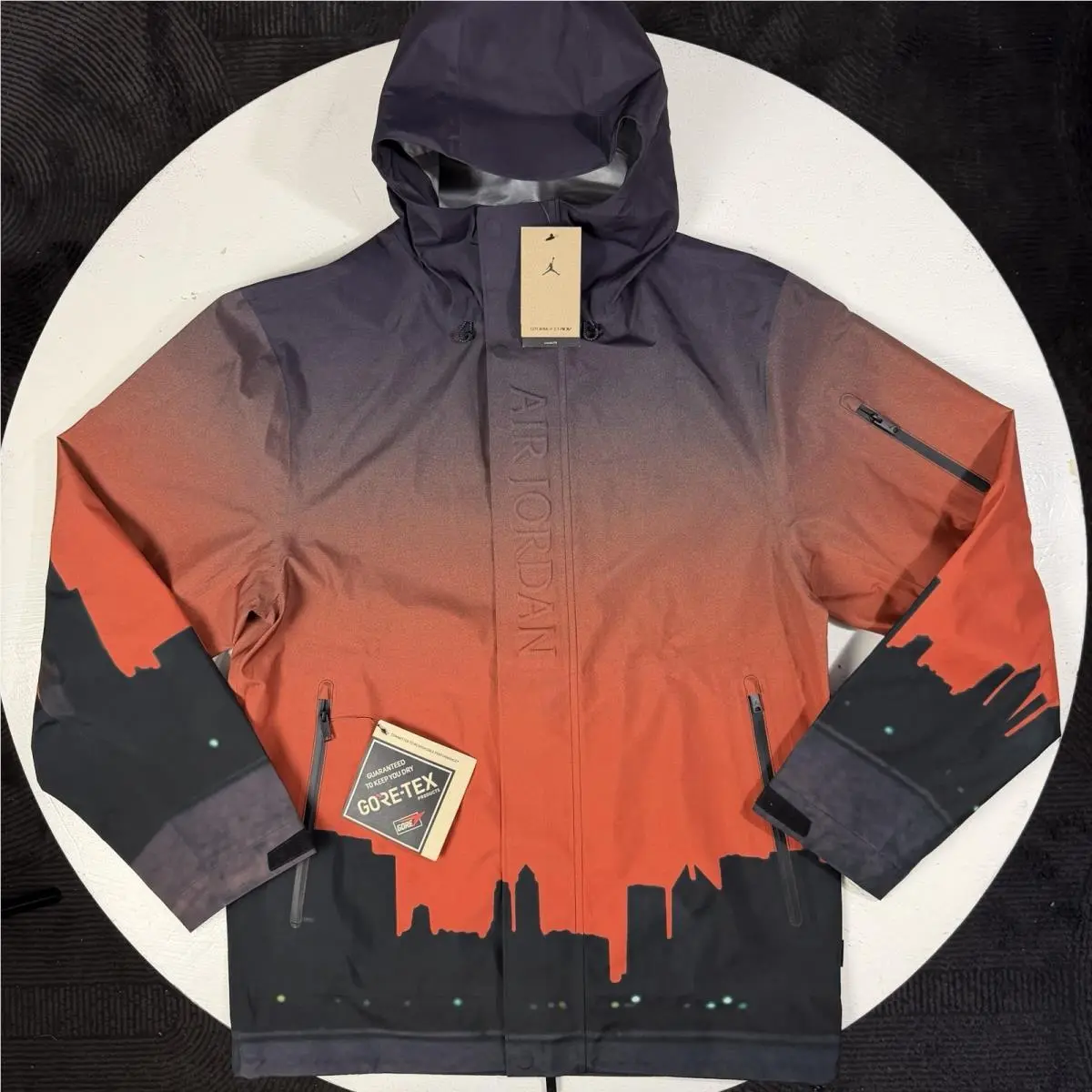 Mens Size M Nike Air Jordan Skyline Gore-tex Hooded Jacket HF9285-010