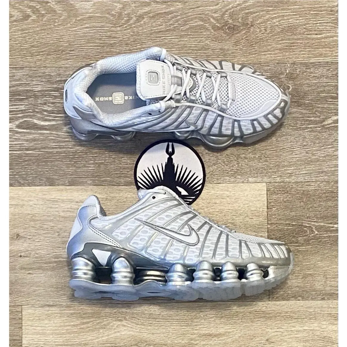 Nike shoes - Nike Shox R4 - Shox - AR3566-003 - Pure Platinum / Chrome (UPC: 192499000057) 5