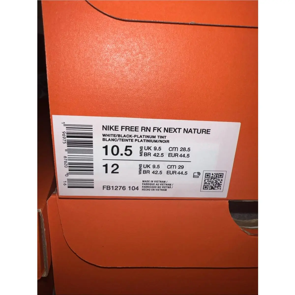 Nike shoes - Nike Free RN - Free - FB1276 104 - White 4