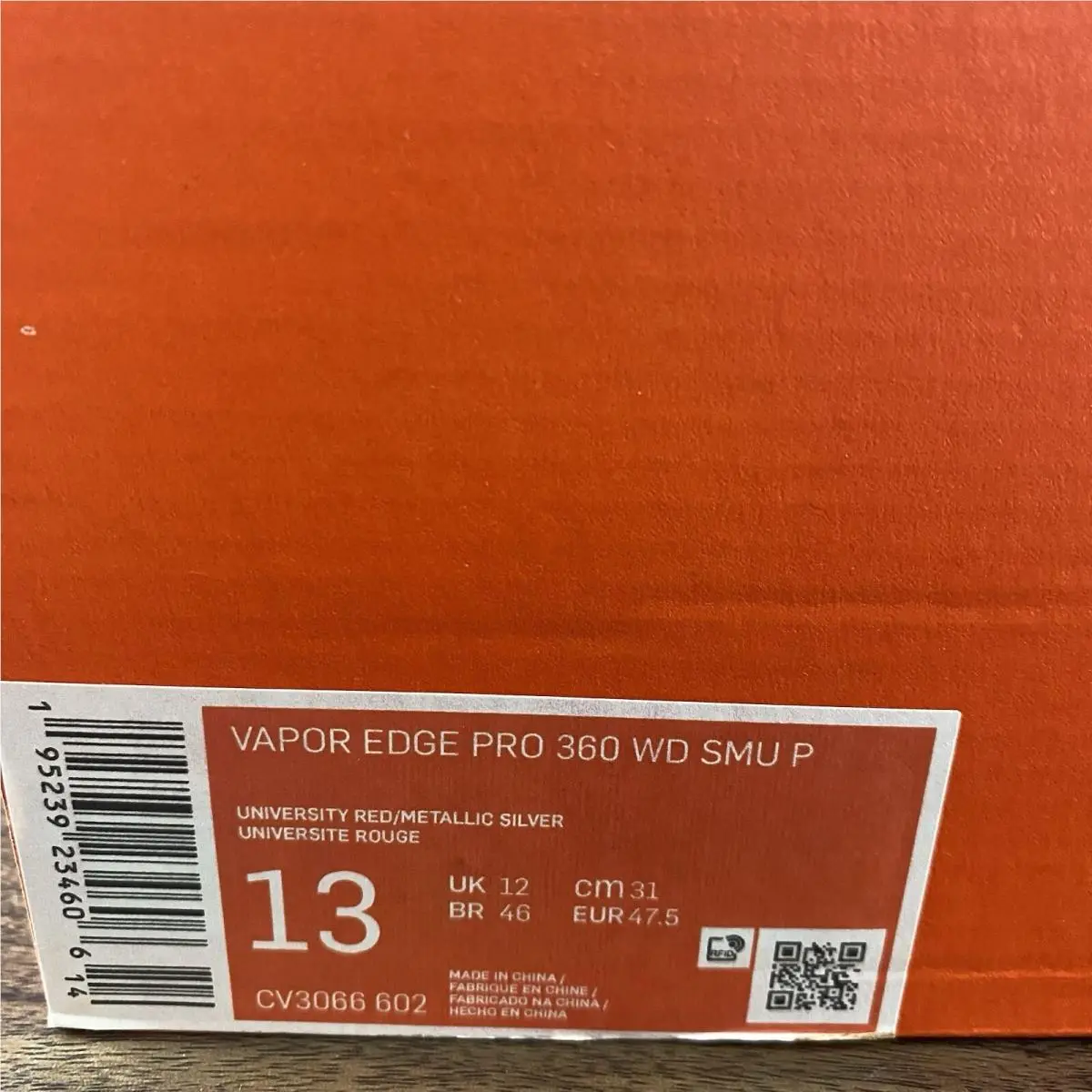 Nike shoes - Nike Vapor Edge - Vapor Edge - CV3066-602 - Red 9
